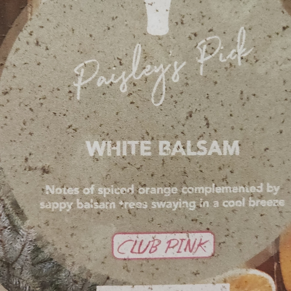 White Balsam Bag Of Sprinkles Pink Zebra